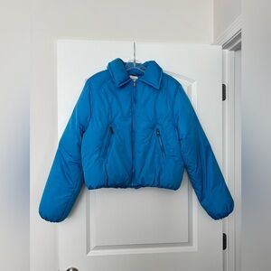 Urban Outfitters Blue Puffer Jacket